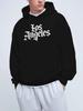Los Angeles New Fall And Winter Velvet Sweatshirt for Men, a Stylish Hoodie Featuring Trendy American Prints, Perfect As Gifts for Men