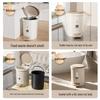 Chahua Round Foot Pedal Trash Can