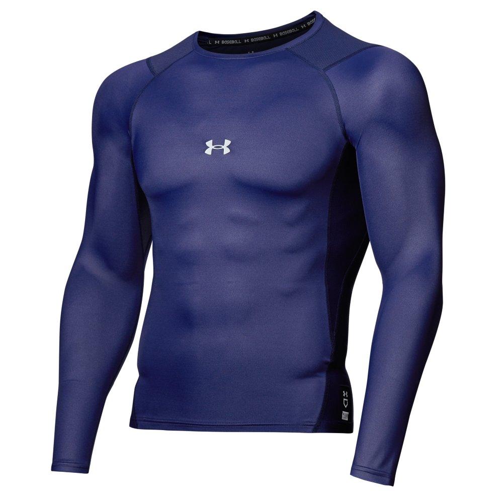 

Under Armour Logo Print Crew Neck Slim Fit Long Sleeve American Sweatshirt Men sweatshirt Navy-Blue 1364468-410 XL