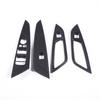 Authentic For BMW 4 Series G26   Car Window Glass Lift Switch Button Panel Frame Cover Trim Replacement Parts (ABS Carbo
