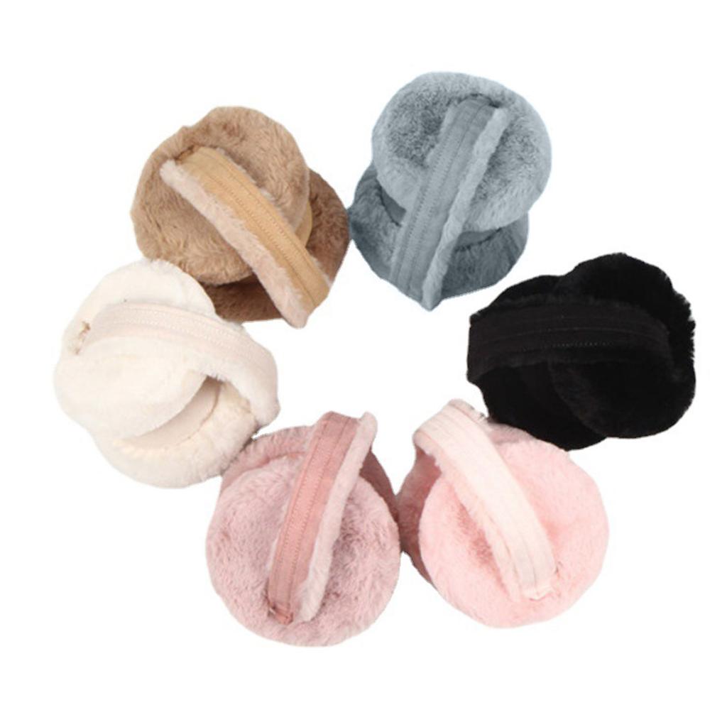 Faltbarer Plüsch-Ohrenschützer für Erwachsene, elastischer Ohrenwärmer, Winterkälte, Wintergeschenke für Studenten, Teenager, Skifahren, Klettern, Radfahren