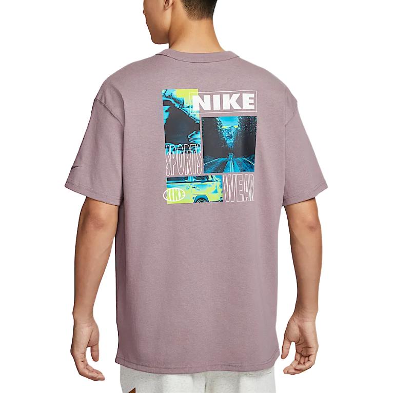 Nike Sportswear T Shirt Men's Umber Gray/White/Umber Gray IB7554-204
