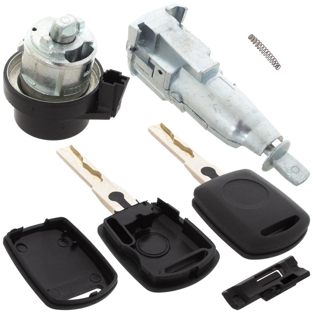 Skoda Octavia I 96-10 Ignition Switch & Door Lock Insert Set, 2 Pieces