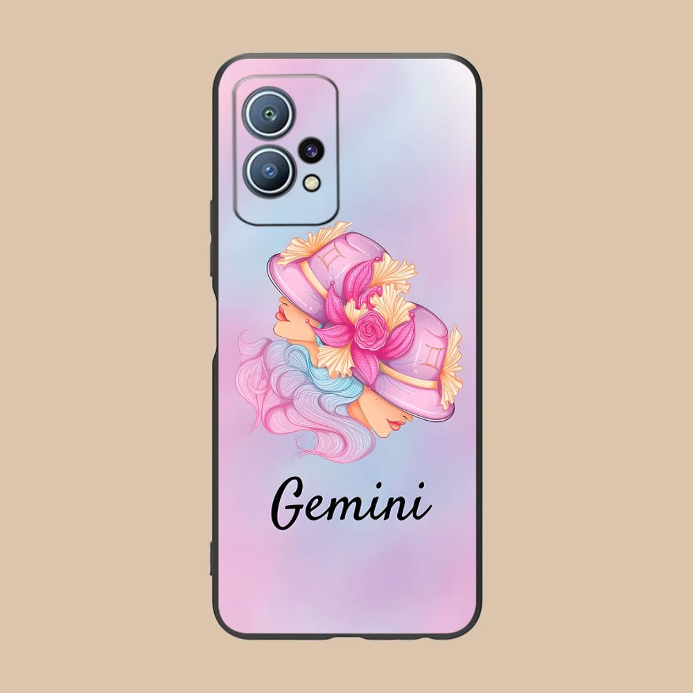 Zodiac Sign Gemini Phone Case for Huawei P60 P50 P40 P30 P20 P10 P9 P8 Pro Lite Plus Soft TPU Shockproof Cover