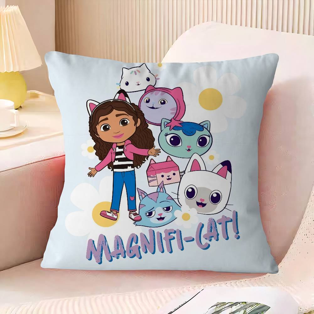 

Г-Гэббис Д-Кукольный домик Подушка Подарок Украшение для дома и офиса Спальня Диван Автомобиль Наволочка Чехол 45x45 16x16Inch