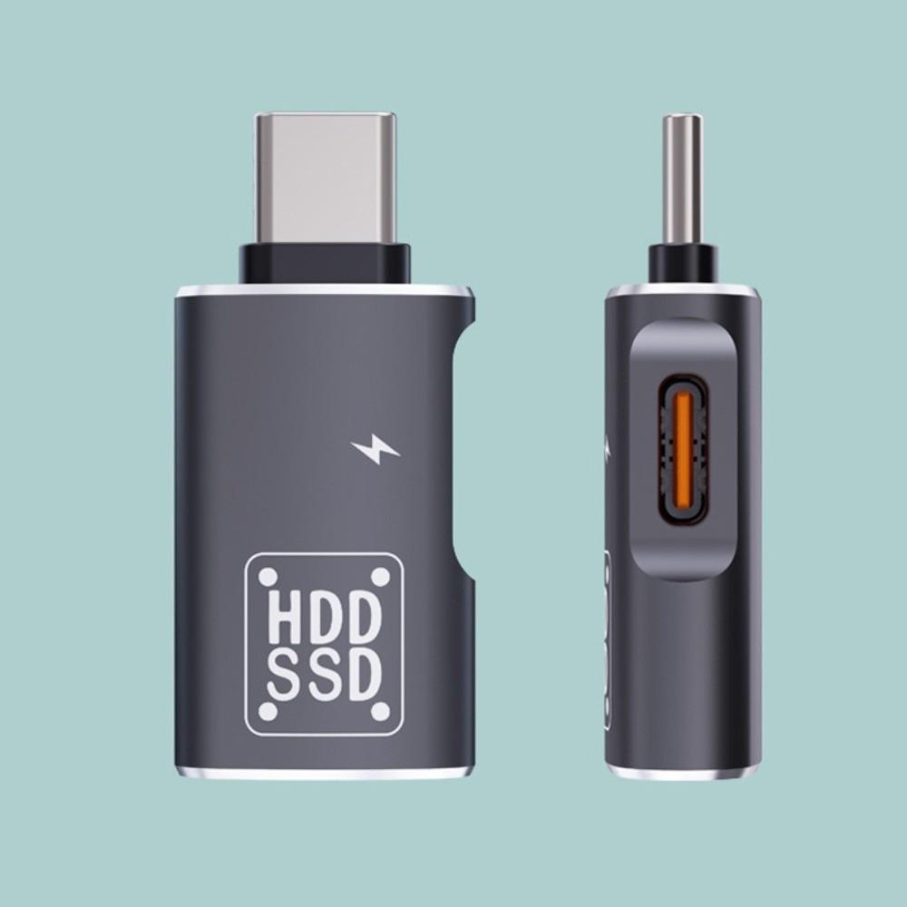 Portable OTG 2 in 1 Adapter High Speed 2 in 1 Type-c Adapter Metal Type C OTG Adapter  Office