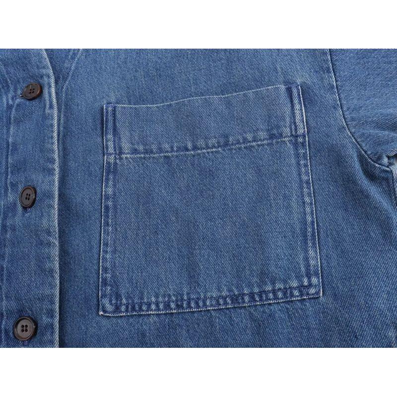 Kaslead New Arrival Women's Fashion Style Fashion Casual Minimalist Drop Shoulder Denim Shirt 1254868001