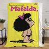 Mafalda Vtipná deka na pohovky Vlastní deky Dekorace na pohovku Přehoz na postel Luxusní ložní prádlo Pletená kostka Plážová osuška Bytový interiér