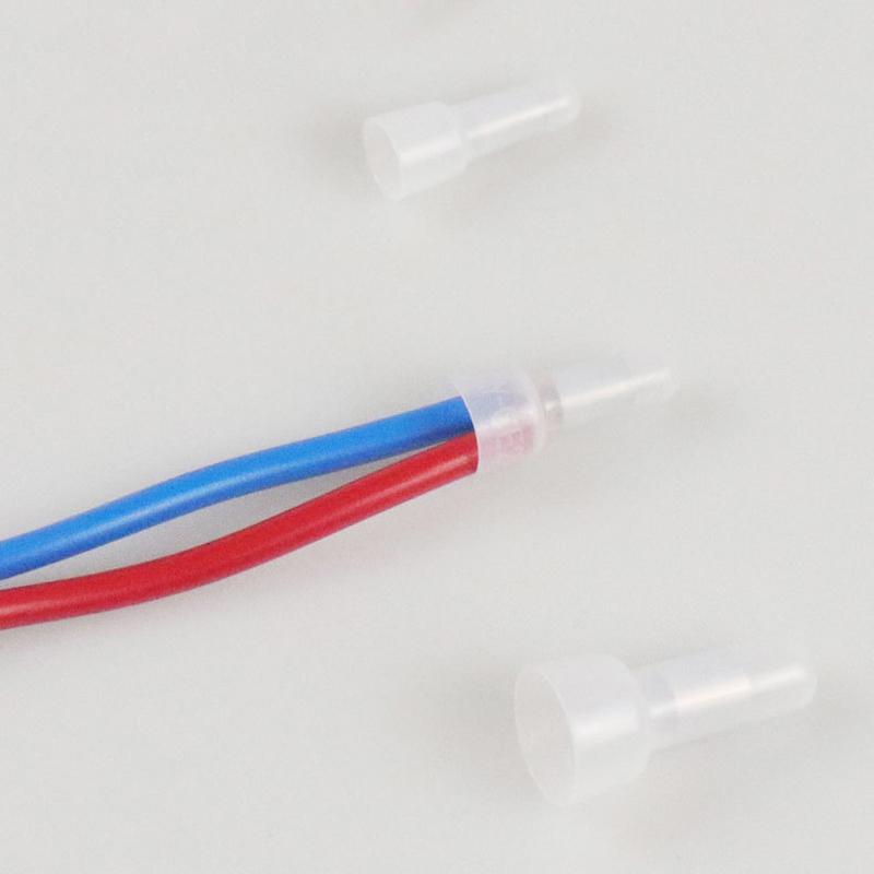 100/250Pcs Nylon Insulated Closed End Crimp Terminals Connectors 22-16/16-14/12-10 Gauge Crimp Cap Kit