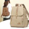 Schoolbag Backpack Women's 1011 New Korean Version Simple and Fashionable Women's Backpack Commuting Trendy with Large Capacity Shoulder Leisure Bag