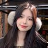 New Winter Luxury Women Warm Real Natural Mink Fur Earmuff Outdoor Fashion Mink Fur Earmuffs Girl Winter Ear Protection
