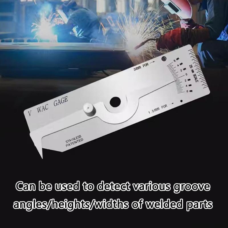 6pcs Welding Gauges Set Welding Inspection Gauges set for Precise Measurement in Shipbuilding & Mechanical industry 