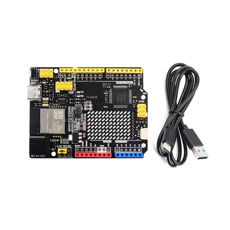 R7FA4 Plus B Development Board Equipped with ESP32-S3FN8 Onboard 12x8 LED Base On R7FA4M1AB3CFM Expansion Board