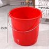 Si Gang 20L Red Plastic Bucket with Lid