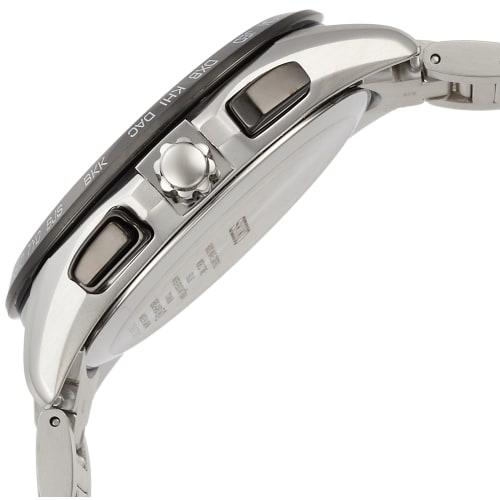 Seiko Watch BRIGHTZ Solar Radio-Controlled Dual Time Titanium Model SAGA241 Men's Silver