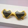 New love sunglasses mosaic glasses men's and women's candy color peach heart sunscreen sunglasses SUNGLASSES