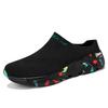 Women's Sandals Backless Walking Sneakers Summer Slip-on Mule Socks Shoes Closed Toe Slippers Men Clogs Plus Size