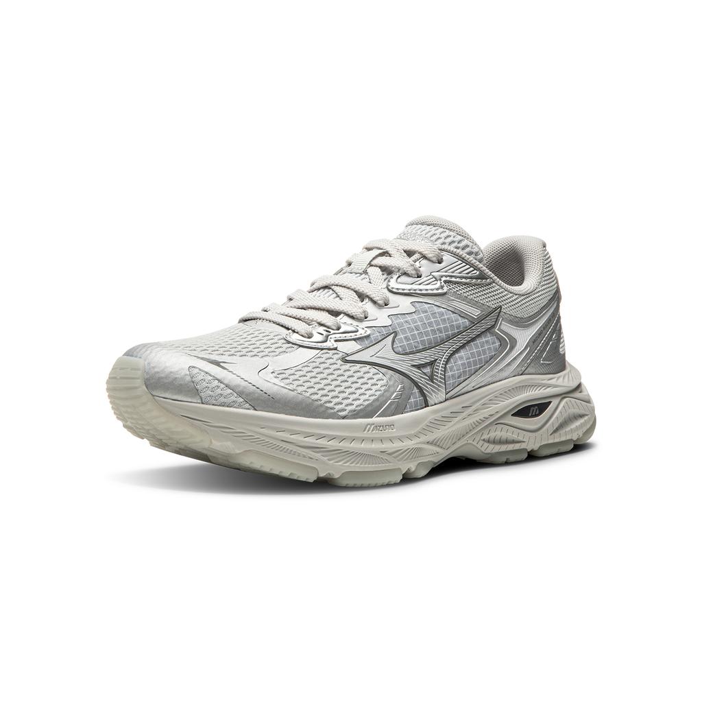 Mizuno Racer V2 Soda White Trendy Casual Commuting Sports Comfortable Low-Top Running Shoes Unisex sneaker Silver D1GH250607