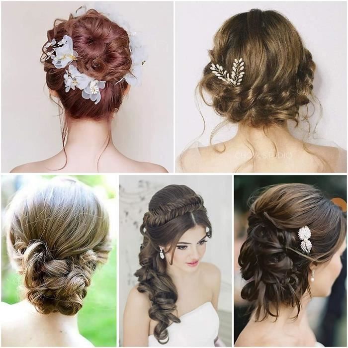 Kit d'Epingles à Cheveux - KINBOM - 50 pièces - Maintien Sécurisé - Mixte - Adulte