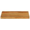 Vidaxl Tabletop with Natural Edge, 50X20X2.5 Cm, Mango Wood