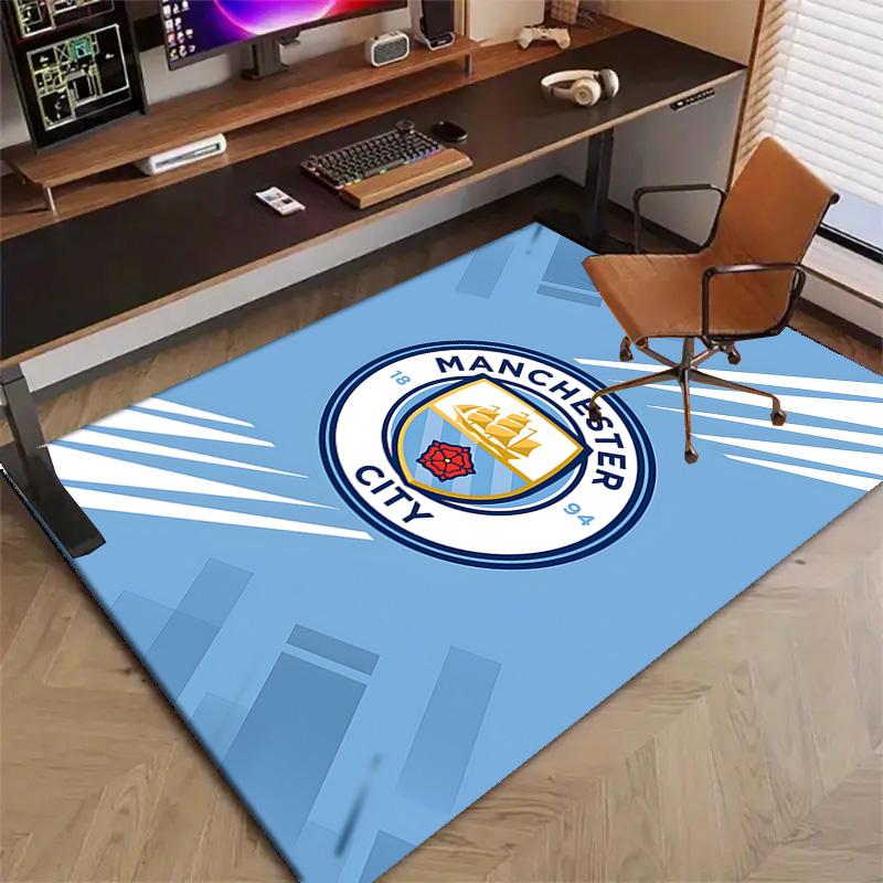 1pc Football Team Design Printed Area Rug Carpet for Bedroom Living Room Home Decor Rugs Mat Non Slip Mat Rug for Bedside