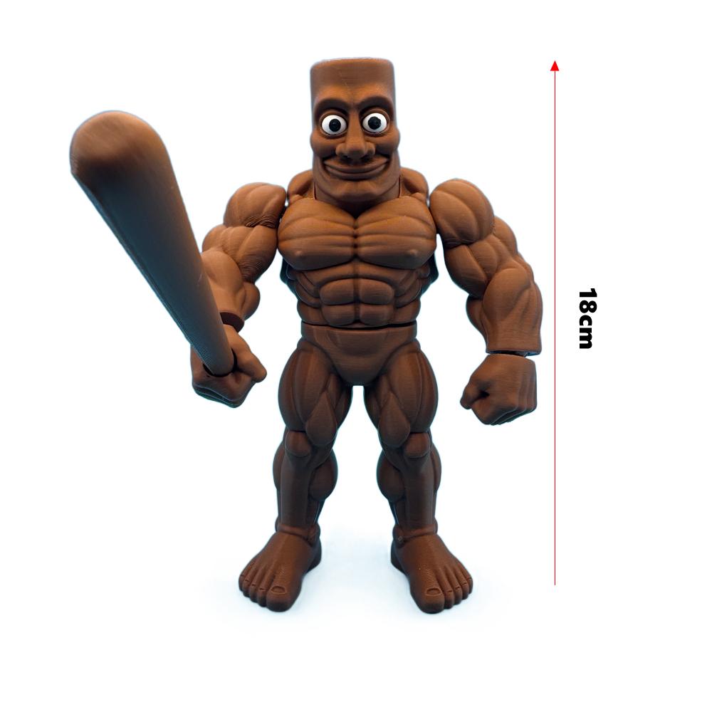 Figura Mejorada Tung Tung Tung Sahur Bailarina Cappuccino Figura de Acción Tralalero Tralala Figura Anime Adorno de Escritorio Juguetes Regalo