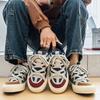 Fashion Men Fashion Trend Casual Shoes New Style Versatile Color Blocked Thick Soled Shoes Comfortable Height Increasing Chunky sneakers