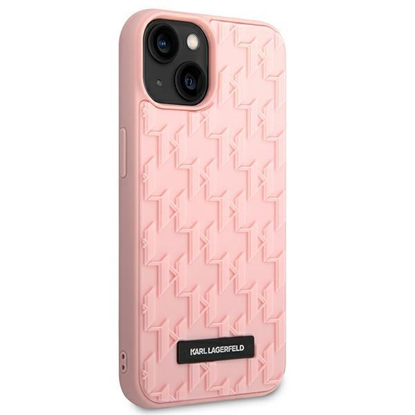 Etui Do iPhone 14 Plus Karl Lagerfeld 3D Monogram Różowe