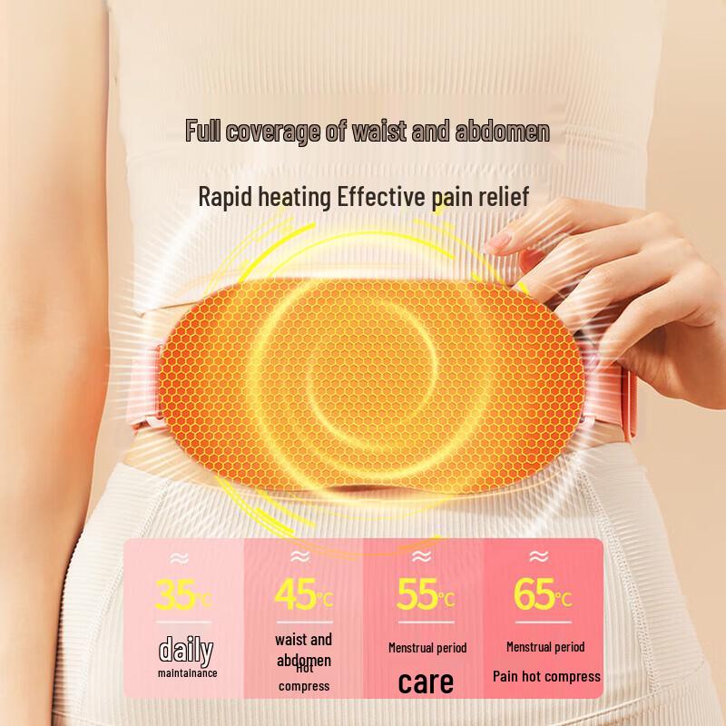 CHIGO Smart Waist & Abdomen Massager with SPA Heat and Remote Control CN plug (adapter included)
