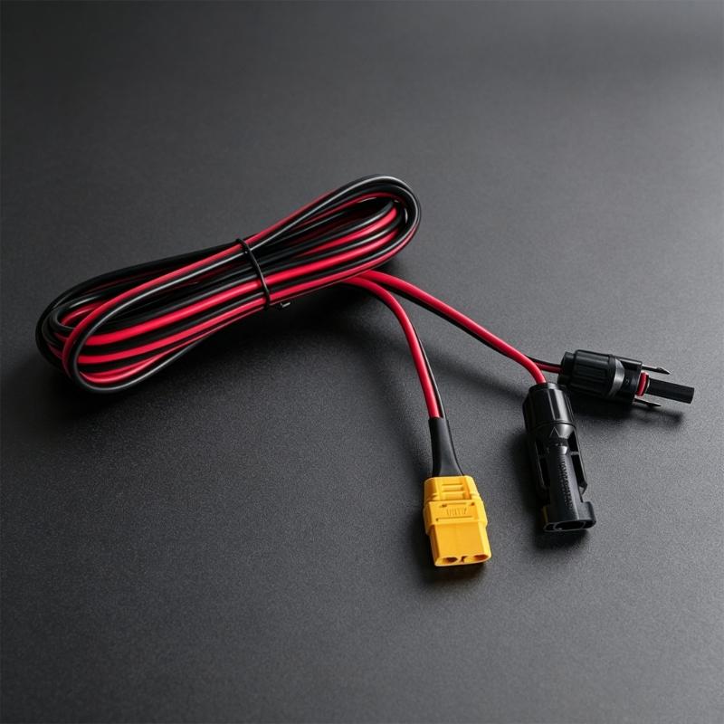 Waterproof XT90 Female To Charging Wire 12AWG Heavy Duty Wire For Outdoor Power Supply Accessories