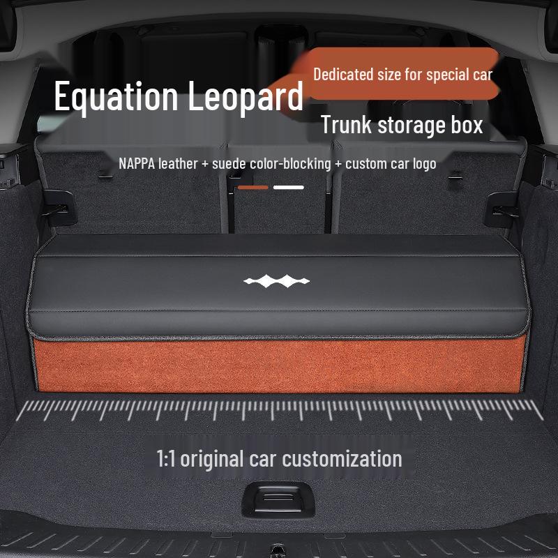 Equation Leopard 8 Titanium Car Trunk Foldable Storage Organizer Box