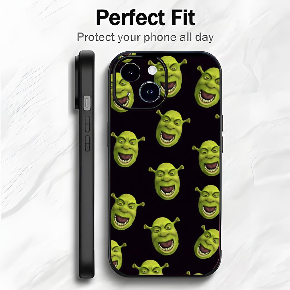 Funny Classic Movie S-Shrek Phone Case Phone Case Soft Packaging Lightweight For iPhone17 16 15 14 13ProMax
