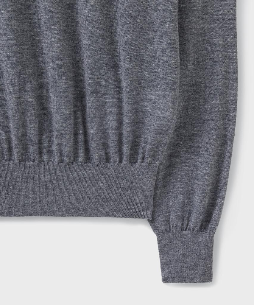Beulaendideu [Superior] Essential Superfine Round Knit [Melange Gray]