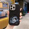 Phone Case: 2D flat design suitable for iPhone 18 17 16 15 14 13 Pro protective case, couple style, water wave effect, Christmas and Halloween gifts