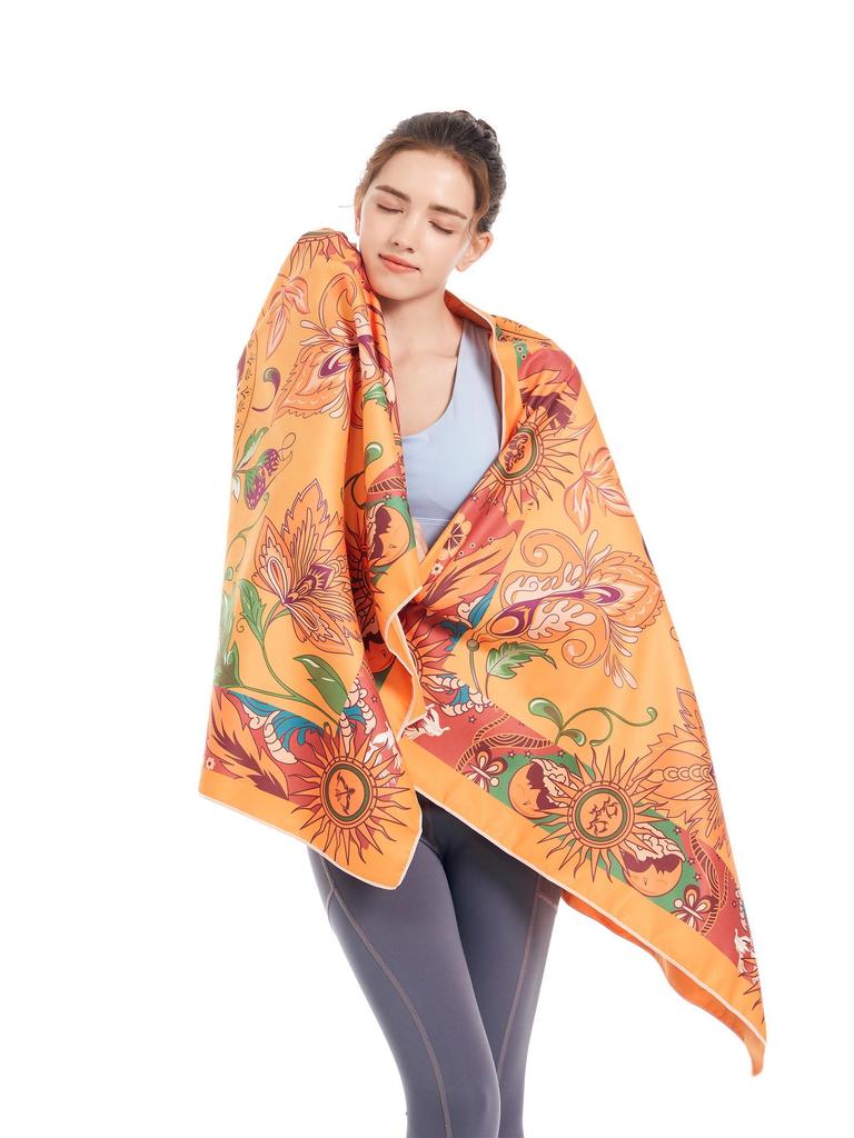 Double-Sided Microfiber Beach & Bath Towel - Absorbent, Quick-Drying