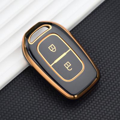 TPU Car Key Cover Case Fob for Renault Kwid Traffic Symbol for Dacia Sandero Logan Duster 2016 2017 2018 Shell Accessories