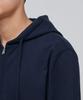 Musinsa Standard Crop Hooded Sweat Zip-Up [Navy]