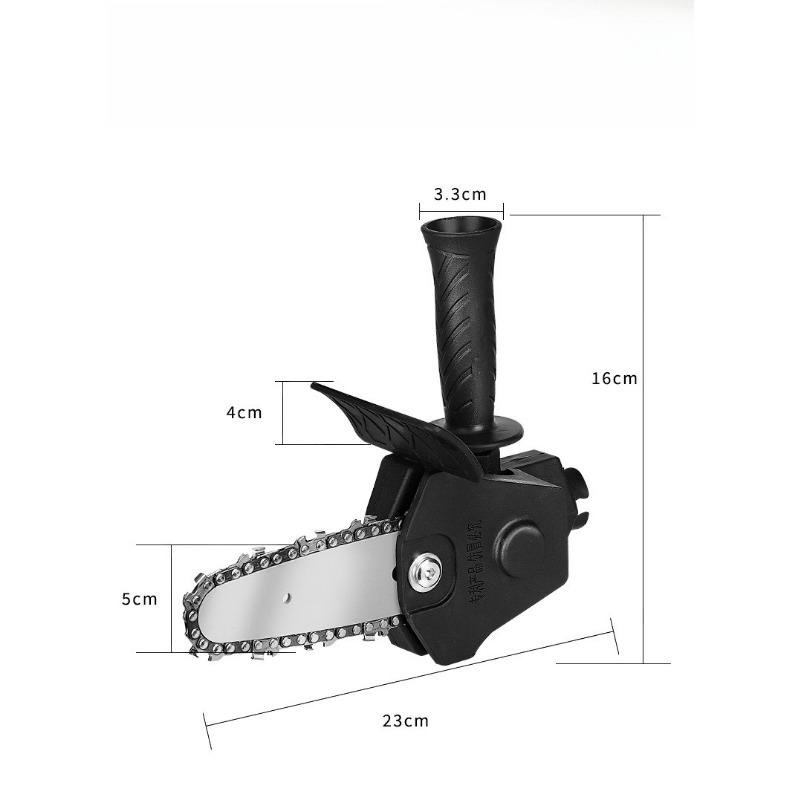 Electric Drill To Chain Saw Converter Head Electric Pruning Saw Felling Mini Chain Saw Head