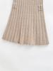 Elegant Korean Style A-Line Knit Skirt: High-Waisted, Slimming, Pleated, Versatile, Age-Reducing - Autumn/Winter 2025 Collection.