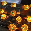 Xiaomi 1pc 20/30LED Halloween Pumpkin Shape LED String Battery Powered Copper Wire Lights For Home Indoor Holiday Autumn Festival Decor