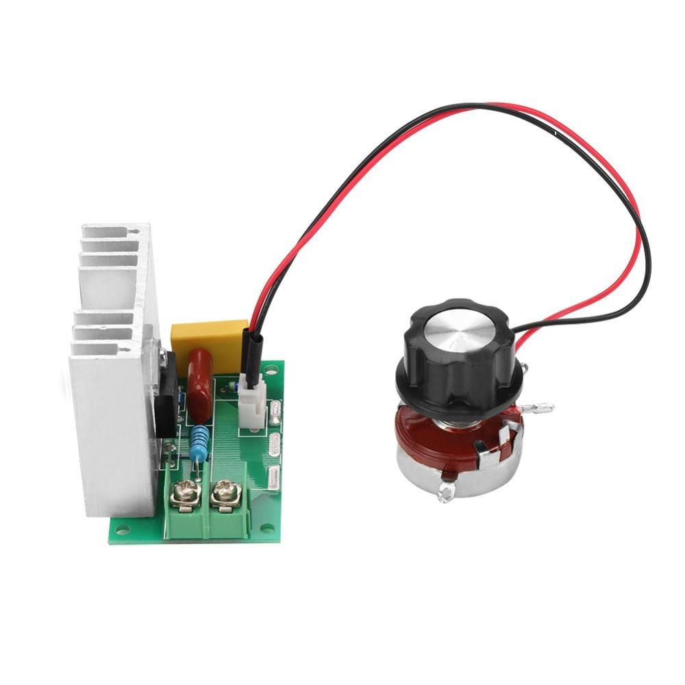 FR-4 Circuit Board AC Motor Speed Controller AC 0-220V 4000W Voltage Regulator  Voltage Regulation