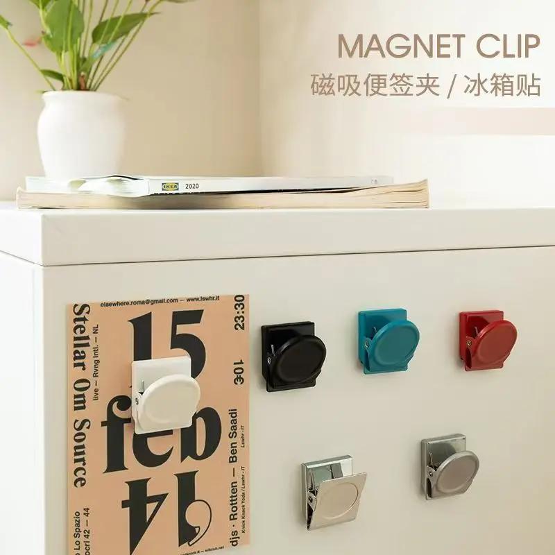 1 Piece Magnetic Office Fridge Clips Multi Color Multifunctional File Organizers For Home Kitchen Office Use