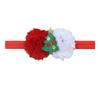 Christmas decorative headband cute children's Christmas old flower stitching cartoon pattern headband children's headband