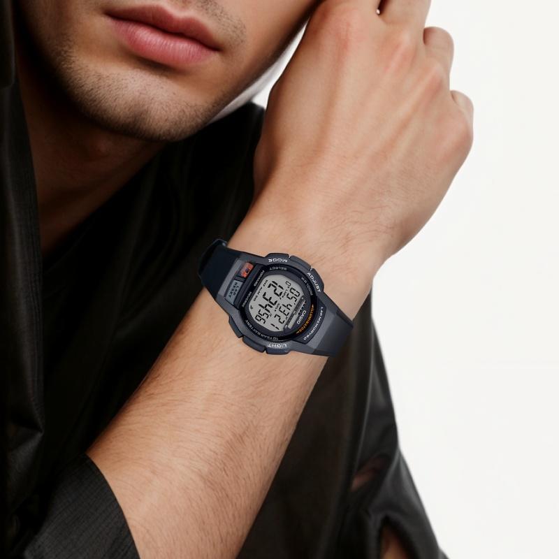 Casio YOUTH Series - Disc Digital Display, Waterproof and Shockproof, New Movement, Quartz Movement, Resin Strap, Japanese and Korean WS-1000H-1A