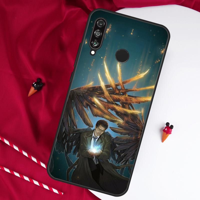 Supernatural Castiel Angel For Huawei Nova Y61 Y91 Y90 Y70 Y60 Y72 12s 12i 11i 7i 8i 9 10 SE P60 Pro P30 P40 Lite Case