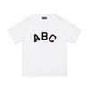 EastRogue ABC American High Street Loose Fit Couple Women's T-shirt Short Sleeve Men's Tee