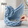 Entryway Catchall Tray 3D Printed Pegasus Jewelry Organizer Bowl, Winged Horse Trinket Tray, Elegant Small Item Storage Bowl Sculpture Desktop