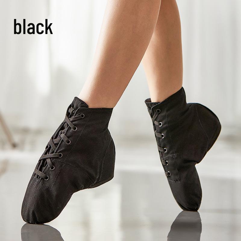 High-Top Canvas Dance Shoes for Adults & Children - Jazz, Yoga, Ballet