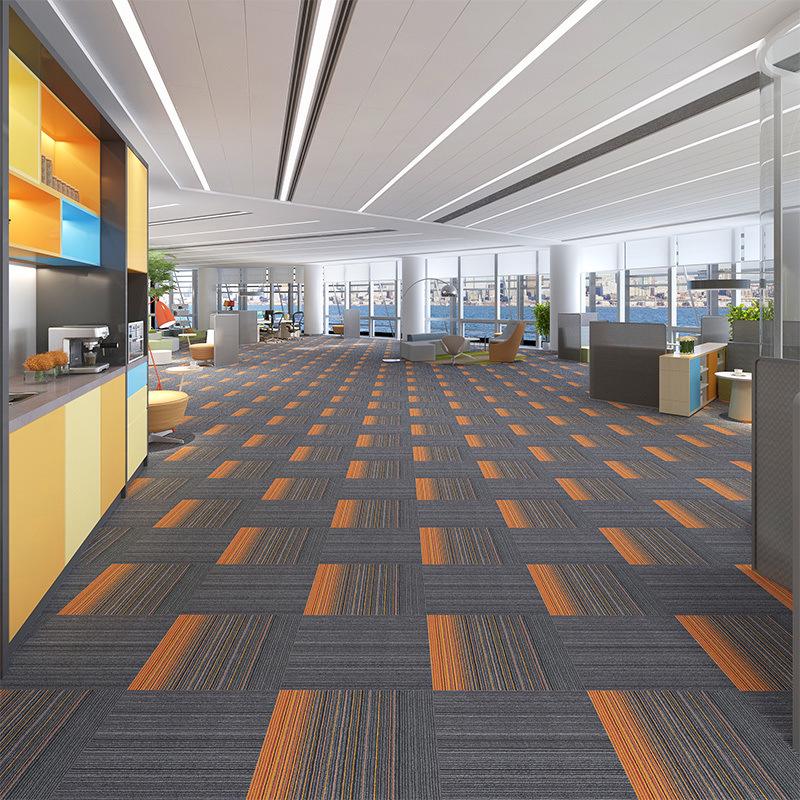 Anti-Slip Wear-Resistant Patchwork Carpet for Offices, Billiards Halls, Hotels, and Commercial Spaces