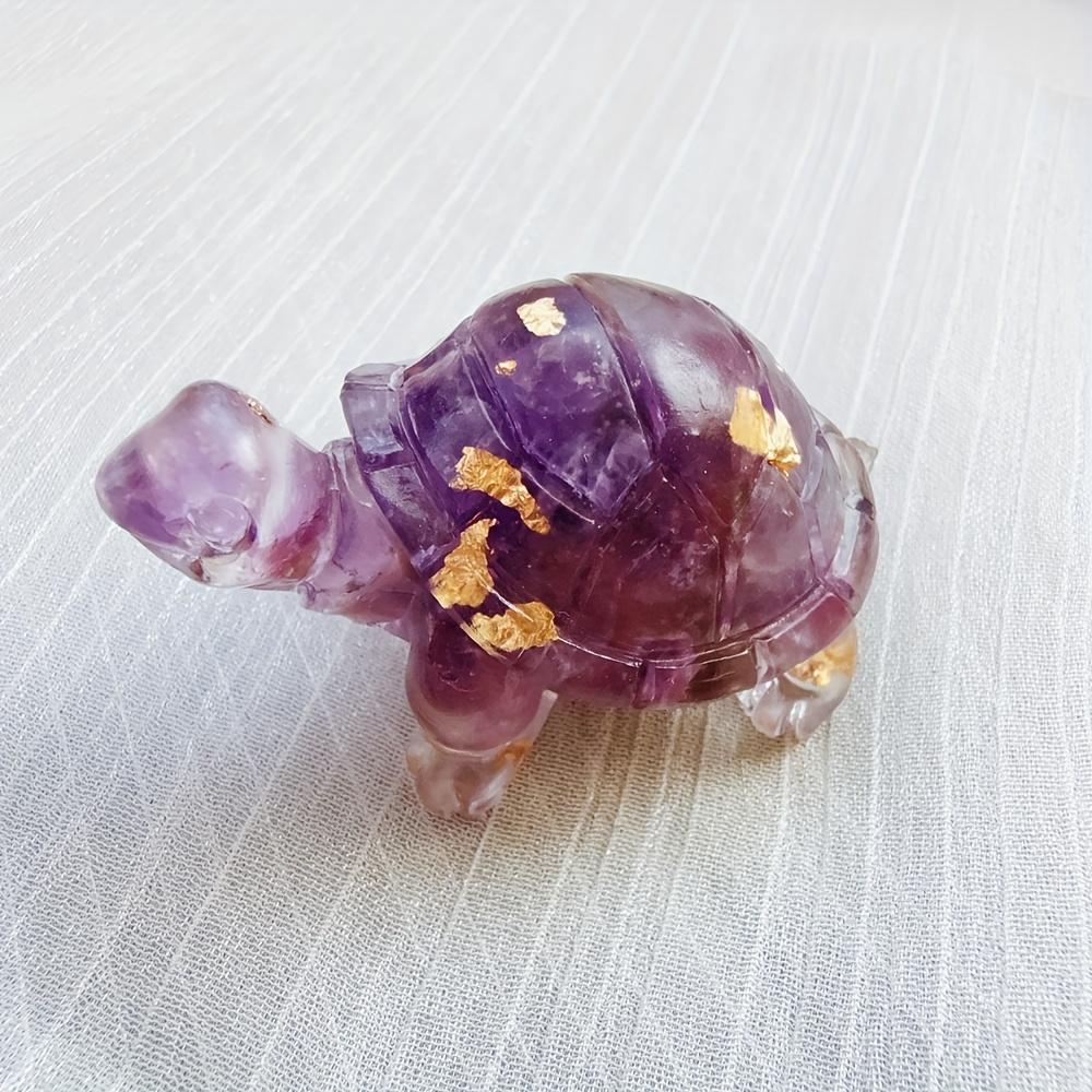 

One Piece of Crystal Turtle Jewelry Made with Drop Glue, Ideal for Crafts, Gifts, and Home Decor.